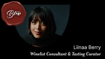 Liinaa Berry, Winelist Consultant & Tasting Curator