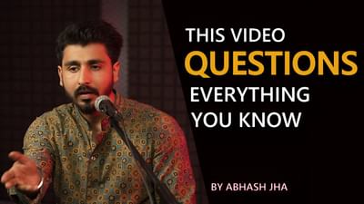 Dimag Fatt Gaya Soch Ke 😲 | These Lines Hit Hard | Abhash Jha Poetry | Rhyme Attacks