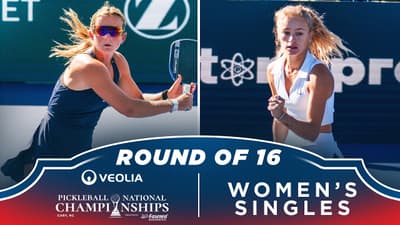 Kate Fahey v Hannah Blatt at the Veolia Atlanta Pickleball Championships