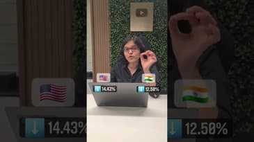 Fall in Indices 🇮🇳 v/s 🇺🇸