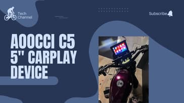 "Transform Your Ride! Showcasing the AOOCCI C5 CarPlay installed on My BIGNIU BG-X Chopper! 🚴‍♂️📱"