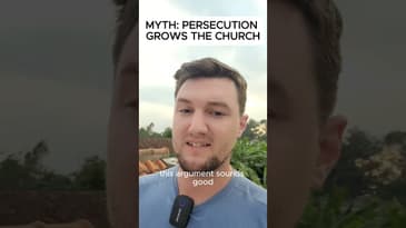Myth Persecution Grows the Church #churchhistory #history