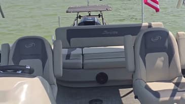 Windy and hot day at Cass Lake in Waterford Michigan. 