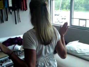 W exercise for upper body scapula setting