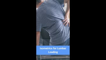 Isometrics to Improve Lumbar Loading