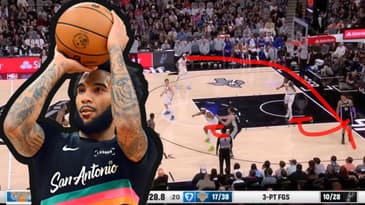 How the Spurs got Julian Champagnie 11 Threes : Film Session