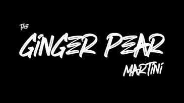 COCKtails! Sean Duran's Ginger Pear Martini