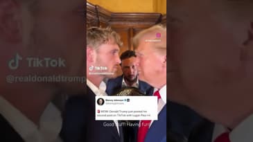 Donald Trump and Logan Paul square off 🥊 - Stay in the Gray Podcast 🎙️ #short