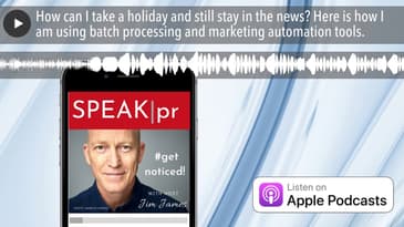 How can I take a holiday and still stay in the news? Here is how I am using batch processing and ma