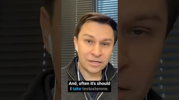 David Sinclair's stance on testosterone! #wellness #health #testosterone #selfcare #podcast