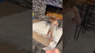 One step at a time #shorts #firstwalk #baby