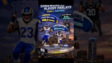 Shrewdness Playoff Parlay! #SNF #NFL #sportsbetting #Rams #Panthers