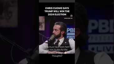 Chris Cuomo says Donald a Trump will win in November 🏛️#short