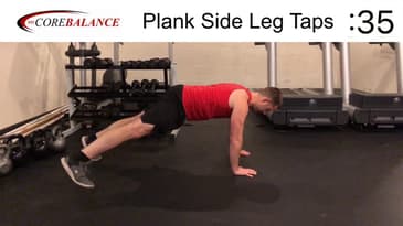 Plank with Side Leg Taps follow-along • Advanced Core Exercise | Chris Janke-Bueno