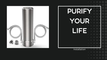 "Installing the SimPure V7 5-Stage Water Filter - Elevating Your Home's Drinking Experience!"