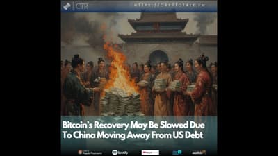 Bitcoin’s Recovery May Be Slowed Due To China Moving Away From US Debt