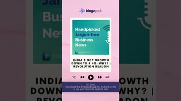 📉 India's GDP Growth Down to 4.4%: Why? | Revolution ReadOn | Bingepods