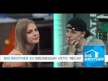 BB20 | Wednesday Veto Episode Recap - Sept 5, 2018