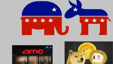 Republicans and Democrats,  end of the dollar, The great reset? AMC, Dogecoin, Bitcoin?