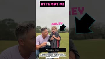 Golf Shot Recreate Walk-Off Albatross: Attempt 3