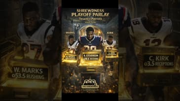 Shrewdness Playoff Parlay!!! #SNF #NFL #sportsbetting #Texans #Patriots