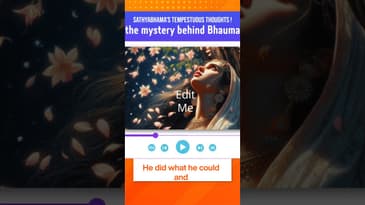 Sathyabama's tempestuous thoughts #Deepavali #Diwali #Naraka #NarakaChaturdashi #Narakasura #stories