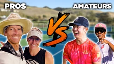 Two Pro Pickleball Players vs Two Amateurs Who Wins?