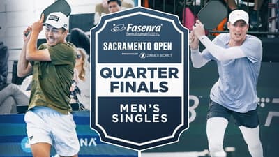Connor Garnett v Roscoe Bellamy at the Fasenra Sacramento Open