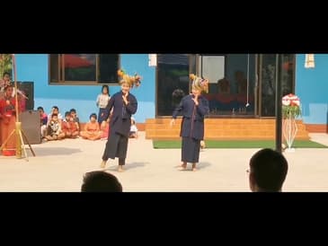 CHIANG MAI CELEBRATION! Pa Bong School Traditional Dancing Part 4