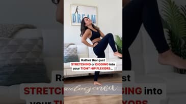 Don’t Stretch or Dig @ Tight Hip Flexors! DO THIS!