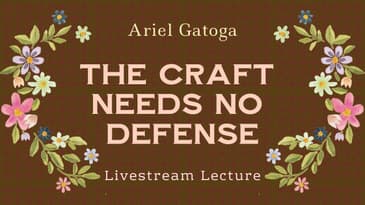 The Craft Needs No Defense and Neither Do You