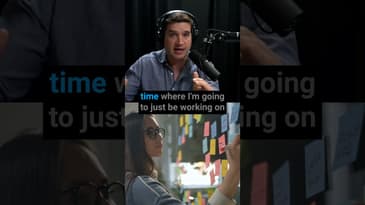 Engineer your life around what matter the most, and don't saturate your time with 100% busyness.