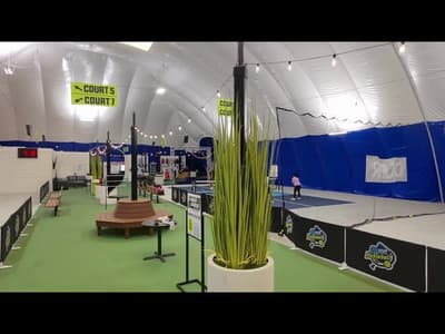 24 Hour Pickleball Drone Footage