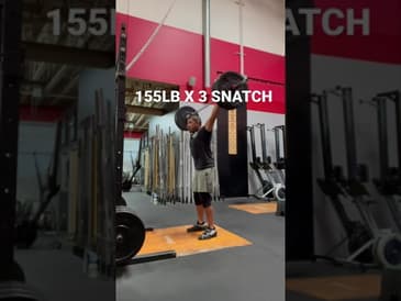 155lb Snatch X 3 | Dr. Chris Garcia