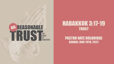 Habakkuk 3:17-19 - Trust