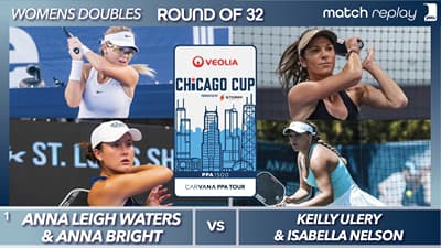 Anna Leigh Waters & Anna Bright vs Keilly Ulery & Emma Nelson at the PPA Veolia Chicago Cup