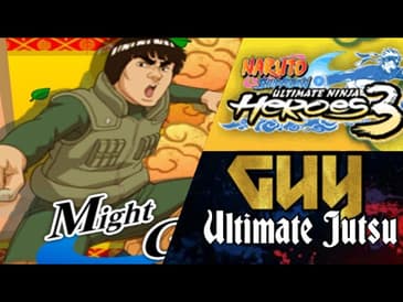 Guy Ultimate Jutsu || Naruto Shippuden Ultimate Ninja Heroes 3 PPSSPP #shorts