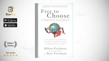 Free to Choose  Book Summary By Milton Friedman  Does government intervention promote social