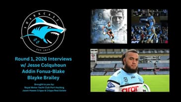 SHARKCAST: Interviews with Jesse Colquhoun, Addin Fonua-Blake and Blayke Brailey (3/2/26)