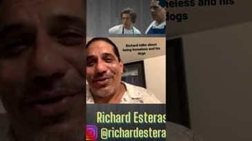Richard talks about being homeless and being a #dogdad #thebear #shorts #podcast