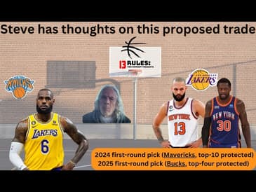 Steve has thoughts on the LeBron to Knicks rumor #lakeshow #newyorkforever