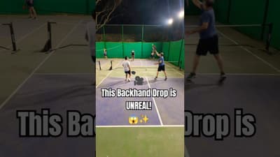 Backhand Brilliance! 🎯 Dropshot Magic Ends It in STYLE! 🔥