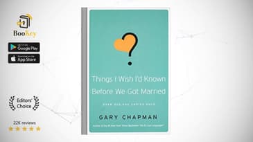 Things I Wish I'd Known Before We Got Married  Book Summary By Gary Chapman