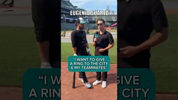 EUGENIO SUAREZ IS HYPED TO BE BACK IN SEATTLE #mlb #baseball #mariners