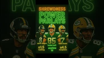 Shrewdness SNF Power Parlay!!! #SNF #NFL #Packers #Steelers