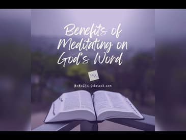 #inspirational: Benefits of Meditating on God's Word #motivation #motivational #bible