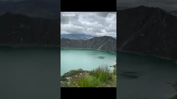 It Takes Over 4 Hours To Walk Around This Crater! The Beauty of Ecuador (Clip 2)