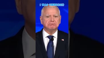 Tim Walz was there-ish #timwalz #jdvance #politics