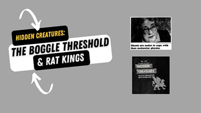 Boggle Thresh hold and Rat Kings