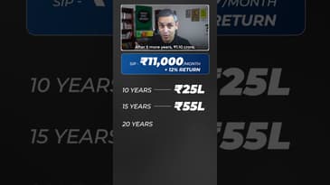 Rs. 11K ki SIP kaise COMPOUND karti hain?! | Ankur Warikoo #shorts